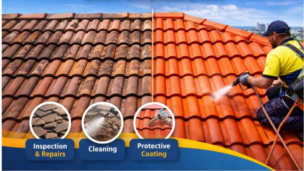 Tiled Roof Restoration Adelaide