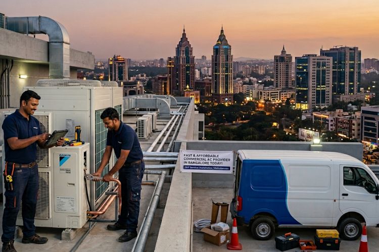 Fast & Affordable Commercial AC Provider in Bangalore Today