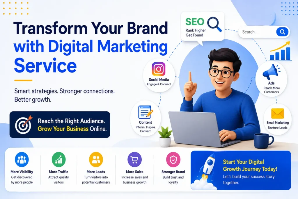 Professional Digital Marketing Service for business growth and online visibility